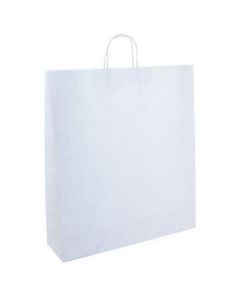 Large Paper Twist Handle Bag - White 200 X  Piece 