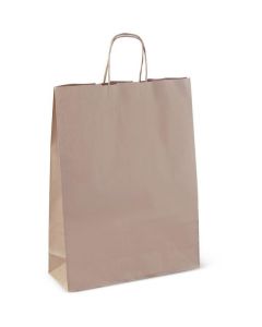 Large Paper Twist Handle Bag - Brown 200 X  Piece 