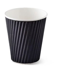 12oz Ripple-wrap? Hot Cup - Black 1000 X  Piece 