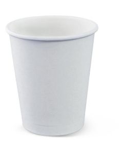 Single Wall Paper Hot Cup - White 1000 X  Piece 