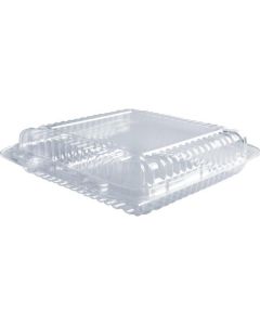 Rectangular Clear Cake Container with Hinged Deep Lid 200 X  Piece 