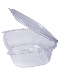 Rectangular Deli Clear Container with Hinged Lid 200 X  Plastic Box 