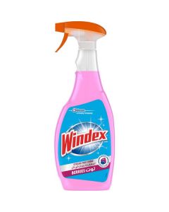 Windex - Advanced Glass Cleaner (Berries) 12 X  Plastic Bottle (750 ml)