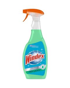 Windex - Advanced Glass Cleaner (Fresh) 12 X  Plastic Bottle (750 ml)