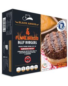 Frozen Black Angus Beef Burger   