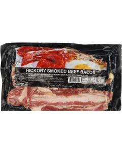 Frozen Hickory Sliced Smoked Breakfast Beef Bacon   