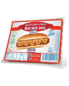 Frozen Beef Hot Dog 20 X  Pouch 