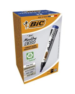 Blue Marking 2300 Chisel Tip Permanent Marker   