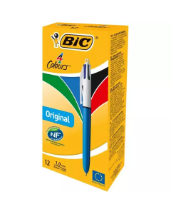 4 Colors Retractable Ball point Pen 4 X  Piece 