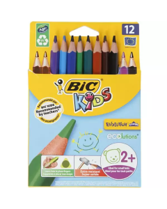 Kids Evolution Triangle Coloring Pencils 12 X  Piece 