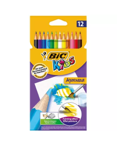 Kids Aquacouleur Coloring Pencils 12 X  Piece 