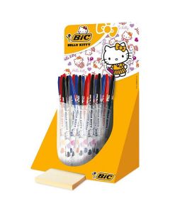 Hello Kitty Cristal Ballpoint Pen - Assorted Colors 40 X  Piece 