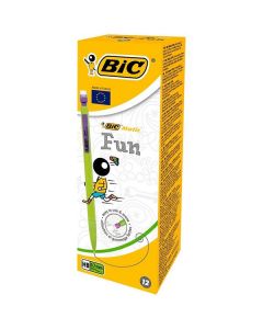 Bic Matic Fun 0.7mm Mechanical Pencils - Assorted Colors 12 X  Piece 