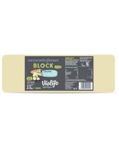 Dairy Free Cheese Block with Mozzarella Flavor Vegan 100%   