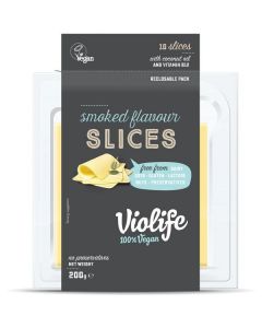 Dairy Free Cheese Slices With Smoked Flavor 12 X  Pouch 