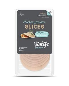 Dairy Free Cheese Slices with Chicken Flavor 10 X  Pouch 