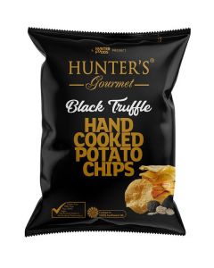 Hand Cooked Potato Chips - Black Truffle 12 X  Pouch 