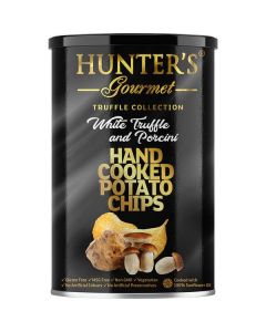 Hand Cooked Potato Chips - White Truffle and Porcini 12 X  Metal Can 