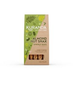 Almond Nut Snax Energy Bars - Gluten Free 8 X  Pouch 