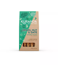 Brazil Nut & Date Energy Bars - Gluten Free 8 X  Pouch 