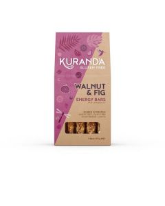 Walnut & Fig Energy Bars - Gluten Free 8 X  Pouch 