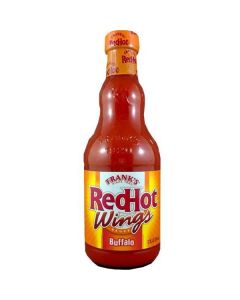 Red Hot Buffalo Wings Sauce (Original) 12 X  Glass Bottle (354 ml)