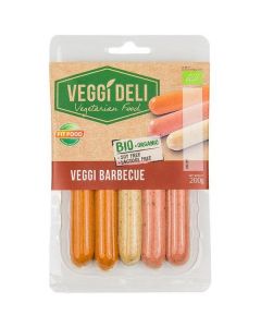 Organic Vegetarian Sausage BBQ 8 X  Pouch 