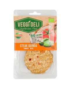 Organic Vegetarian Steak Quinoa Tomato and Basil 8 X  Pouch 