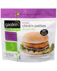 Frozen Vegan Crispy Chicken Patties 8 X  Pouch 