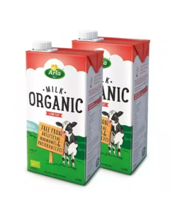 Organic Low Fat Long Life Milk 1 X  Tetrapack (1 liter)
