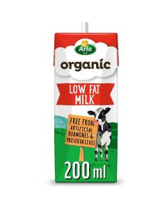 Organic Low Fat Long Life Milk 12 X  Tetrapack (200 ml)