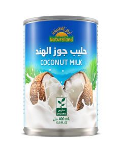 Organic Coconut Milk 12 X  Metal Can (400 ml)