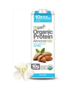 Organic Almond Milk Vanilla - Lightly Sweetened 6 X  Tetrapack (946 ml)