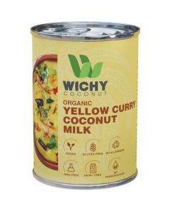 Organic Yellow Curry Coconut Milk 12 X  Metal Can (400 ml)