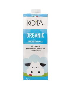 Organic Whole Fat Milk ( Hormone Free ) 12 X  Tetrapack (1000 ml)