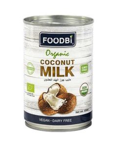 Organic Coconut Milk 24 X  Metal Can (400 ml)