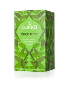 Three Mint Herbal Tea Sachets 4 X  Piece 