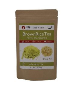 Organic Brown Rice Green Tea Powder 16 X  Pouch 