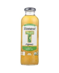 Organic Just Green Tea Unsweetened 12 X  Glass Bottle 