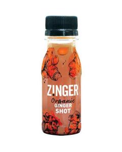 Organic Zinger Ginger Shot 6 X  Plastic Bottle 