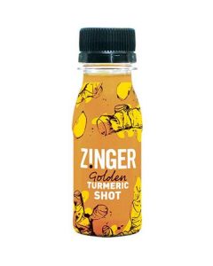 Organic Zinger Golden Turmeric Shot 6 X  Plastic Bottle 