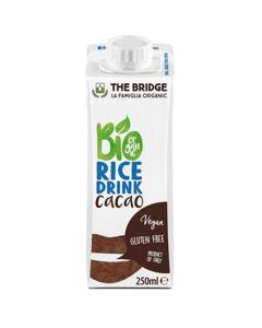 Organic Gluten Free Rice Drink with Cacao 10 X  Tetrapack 