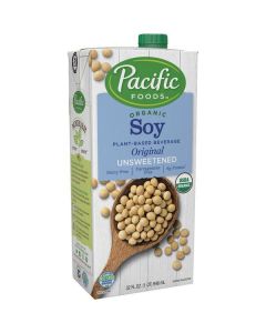 Organic Soy Unsweetened Drink Original 12 X  Tetrapack 