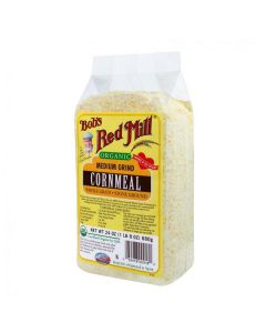 Organic Cornmeal Flour  Medium Grind   