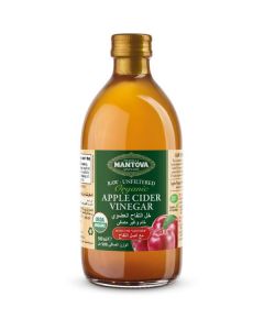 Organic Apple Cider Vinegar (Raw-Unfiltered) 6 X  Glass Bottle 