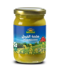 Organic Mild Mustard 6 X  Glass Jar 