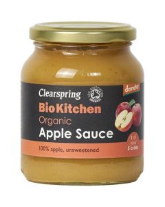 Organic Demeter Apple Sauce - Unsweetened 6 X  Glass Jar 