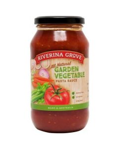 All Natural Garden Vegetable Pasta Sauce 6 X  Glass Jar 