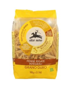 Organic Whole Durum Semolina Wheat Penne Rigate Pasta 12 X  Pouch 