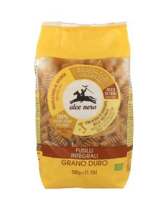 Organic Whole Durum Semolina Wheat Fusilli Pasta 12 X  Pouch 